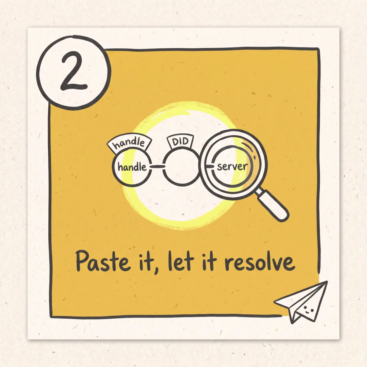 Pasting a bsky.app link and resolving the post to its video