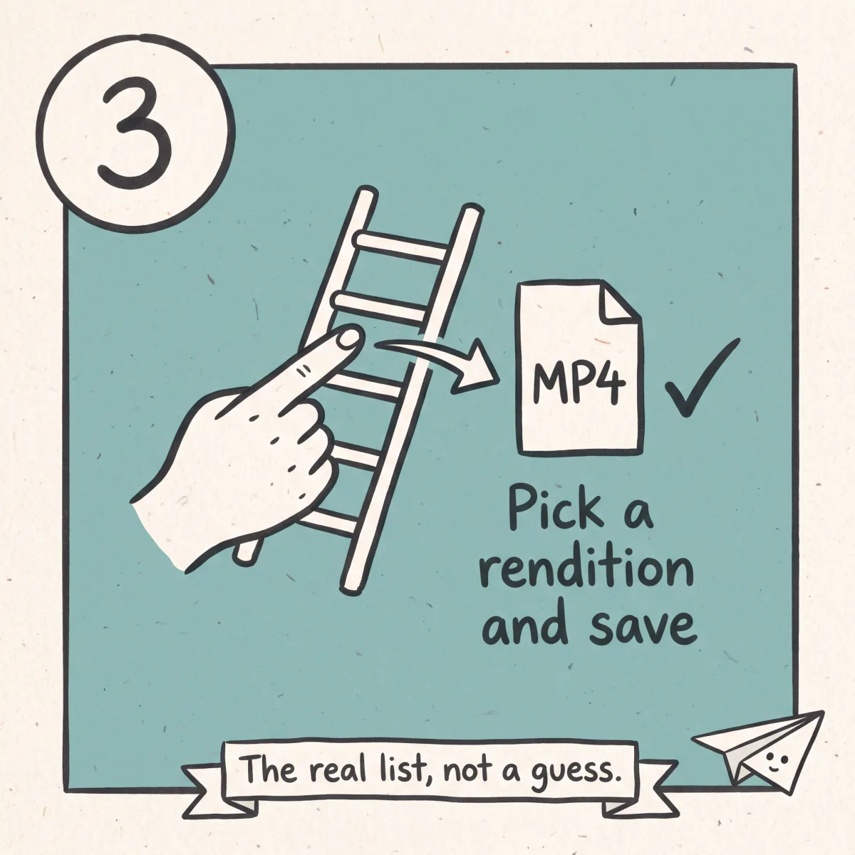 Saving a Dailymotion video as one MP4 with the audio inside