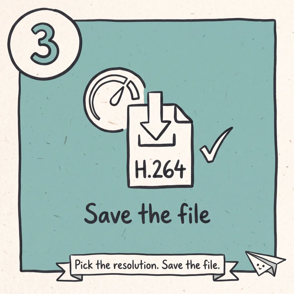 Saving a Loom screen recording as an MP4 file