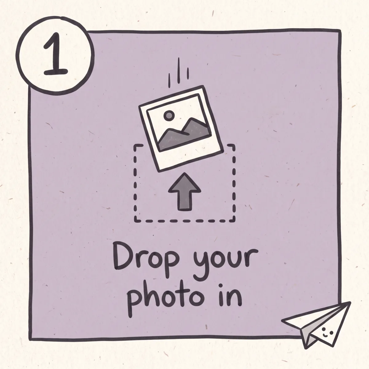 Dropping a photo into the profile picture cropper